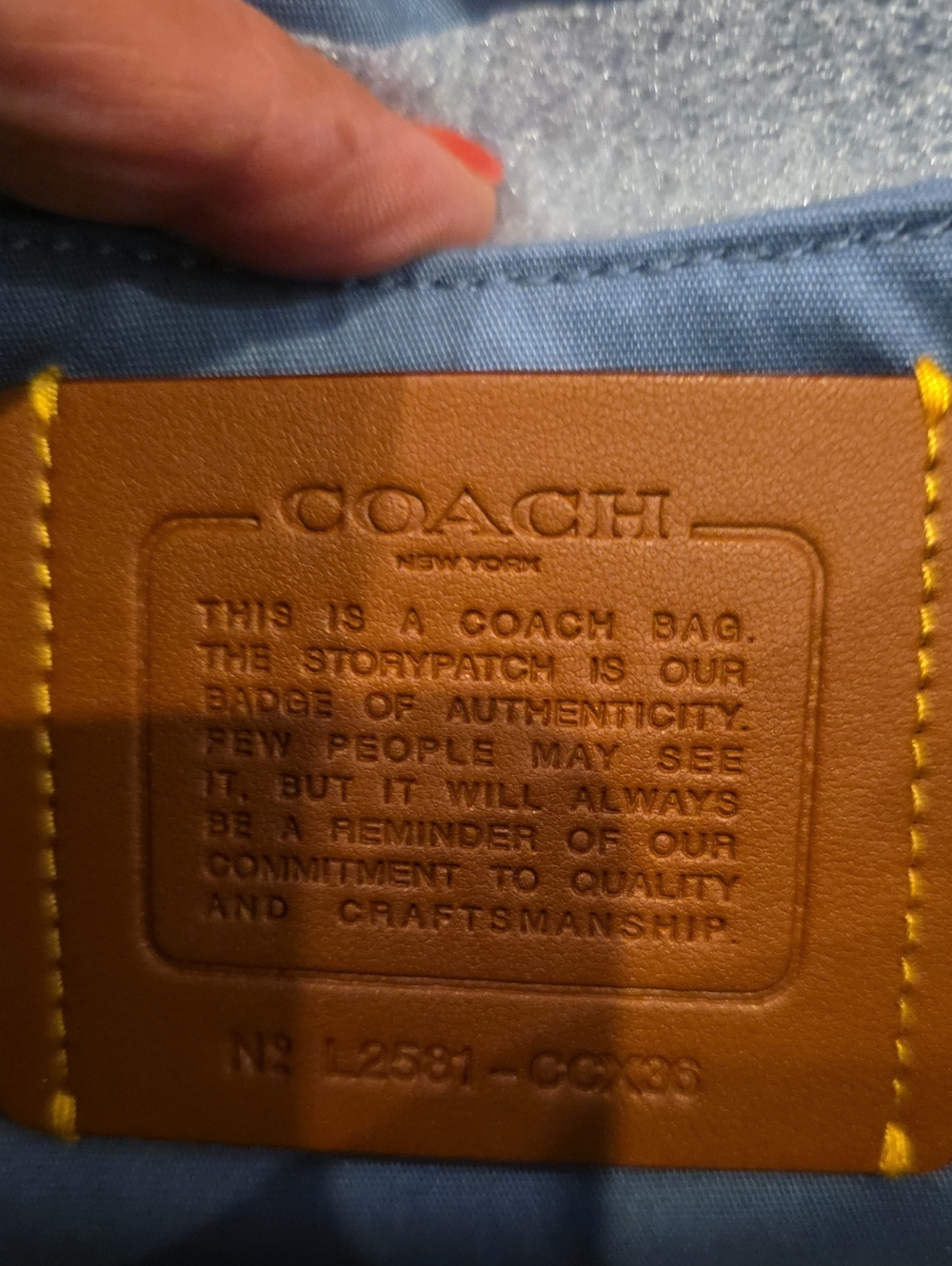 Coach Upcycled By Coach NWT Denim Tabby 26 - Picture 10 of 14